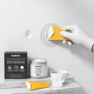 Drywall Repair Kit with Spackle and Scraper Easy to Fill Holes and Repair Cracks Quick Wall Patch for Household Wall Use
