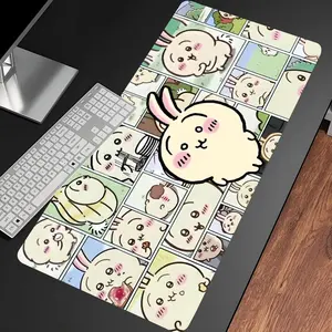 Kawaii C-Chiikawas Mouse Pad Tool Mat HD Printing Computer Gamers Locking Edge Non-slip Mause Pads Keyboard PC Desk Pad
