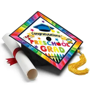 Graduation Hat Decoration Kit Flower Hat Accessories Suitable for Graduation Party Supplies, Graduation Party Set, Party Event Props Graduation Cap Topper Grad Cap Graduation Gifts Decorations Ornaments, Gift for Her