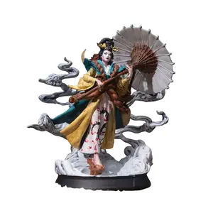 Mad Scholar Yana Muto Resin Quest 3D Miniature for DnD & Tabletop RPGs Handcrafted Paintable Fantasy Dungeon Gaming Figure Premium Quality Resin Print Customizable Collectible - Decor