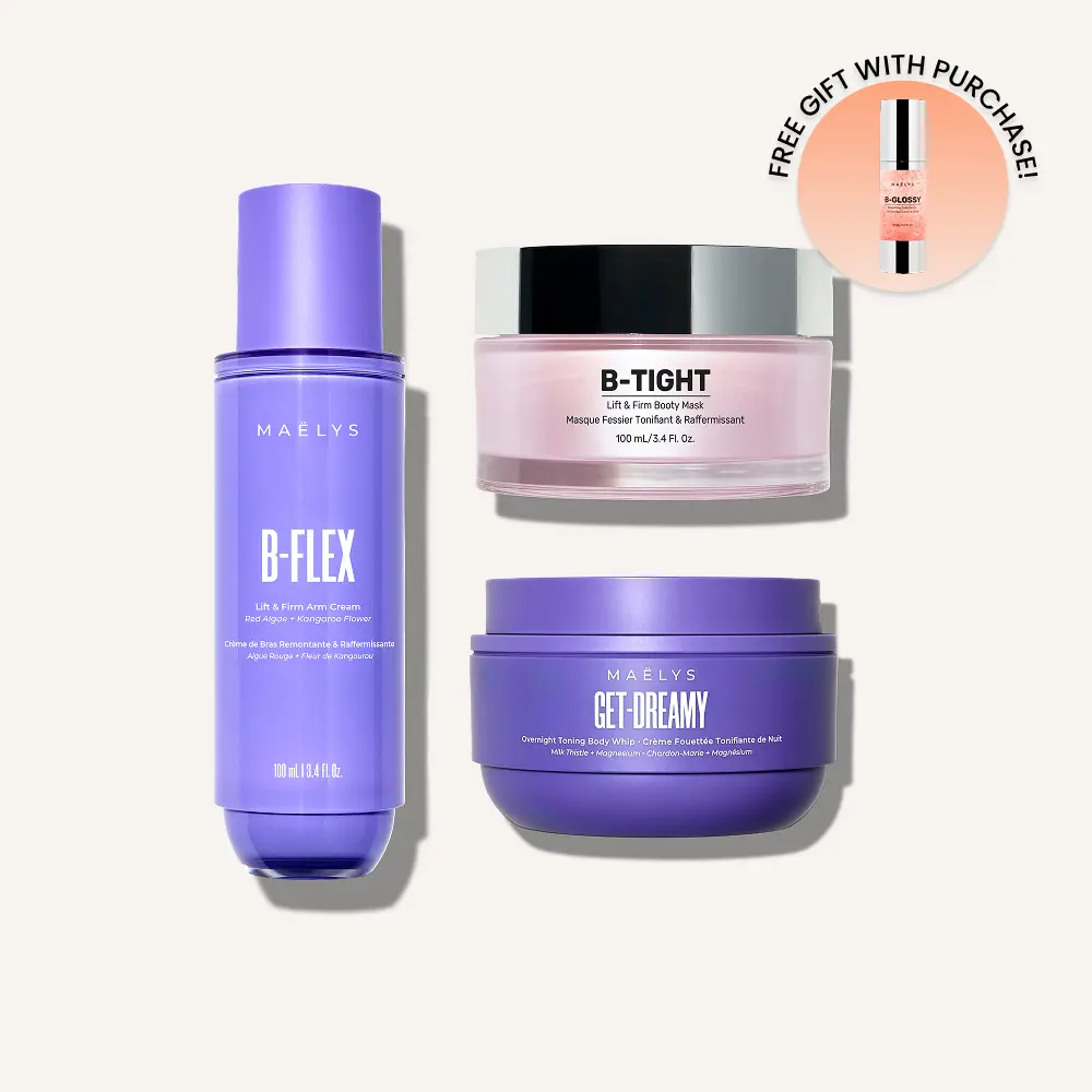 MAËLYS CURVE REVIVE  Loose Skin Bundle | Save $23 | Firm and Tighten the Arms + Bum, Plus Full Body Overnight Body Sculpting Cream
