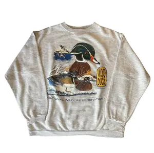 Vintage 90s NATIONAL WILDLIFE FEDERATION Wood Duck T-shirt, Hoodie and Sweatshirt Casual Cotton