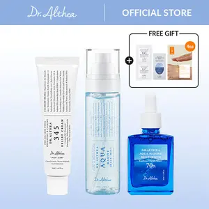 [Dr.Althea Official] Calm & Deep Hydration Trio -  Helps Calm Sensitive Skin, Deep Hydration with Hyaluronic Acid, Vegan & Gentle Formula  Korean Skincare
