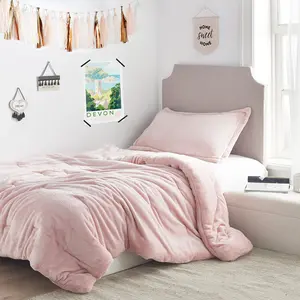 Me Sooo Comfy - Coma Inducer Twin XL Comforter Set - Rose Quartz