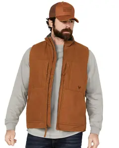 Hawx Men's Men'S Browder Weathered Duck Work Vest - Hxsp24v87-Rucop