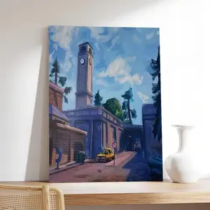 Fort inspired Nostalgic Canvas - Classic Video Game Artwork Decor Kitchen Print