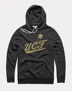 Retro U-C.F Script Basketball Hoodie, Game Day Ready Shirt, Gift for Basketball Fans, Trending Us Streetwear, Viral on Tiktok Menswear Long Sleeve Casual Pullover