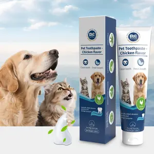 Dog Toothpaste, Fluoride-Free Formula, 4.23 oz, Chicken Flavor, Helps Prevent Plaque, Tartar, and Bad Breath, with Lactobacillus to Freshen Breath