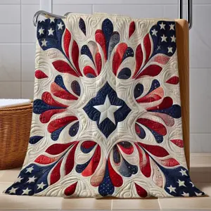 Cozy Throw Blanket Holiday Festive Soft Fleece Sofa Bed Cover Gift-MT10