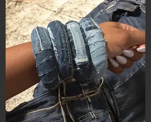 Denim Bracelet Stack