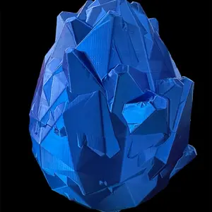 Crystal dragon egg with 24” crystal dragon