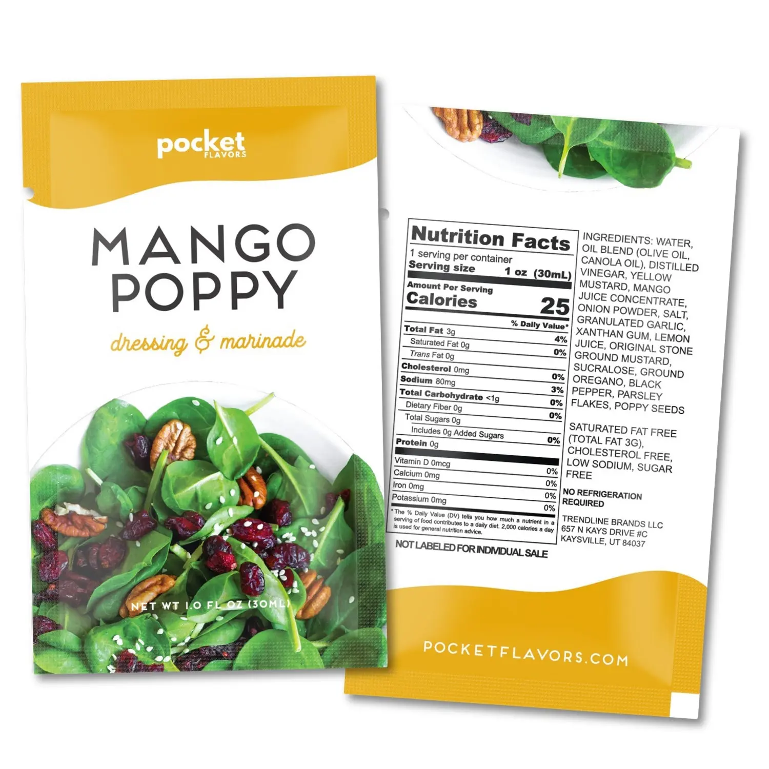 Mango Poppy Low-Calorie Salad Dressing Packets - TikTok Shop Mango Poppy Low-Calorie Salad Dressing Packets - TikTok Shop