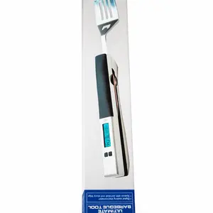 Ultimate BBQ Tool with Digital Display and Stainless Steel Handle for Easy Grilling and Cooking