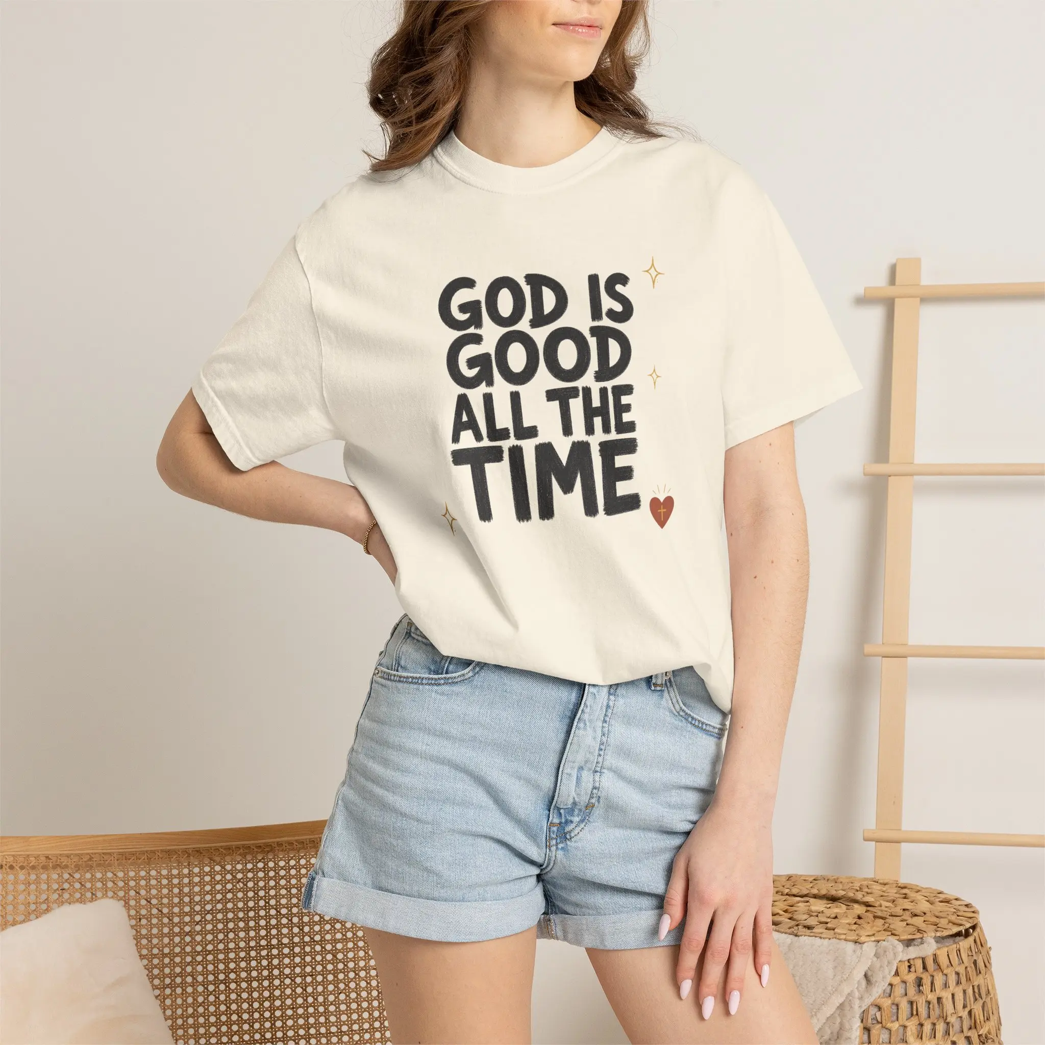 God Is Good All The Time T-shirt | Faith Typography Tee, Christian Shirt | Jesus Shirt | God is Good Shirt