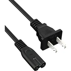 AC Power Cord for Xbox One X/S,Xbox Series S/X,for Sony PS4/PS5/PS3 Slim PlayStation 5 4 3, TV, Printer Universal 2 Prong Power Cable Replacement 3 Feet