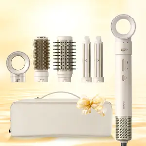 5-in-1 Hair Styler NTC Heat Protect 3-Second Styling No Damage 110K RPM Motor Airflow Tech Fast Dry Style 12 Modes Portable Multifunctional Hair Tool