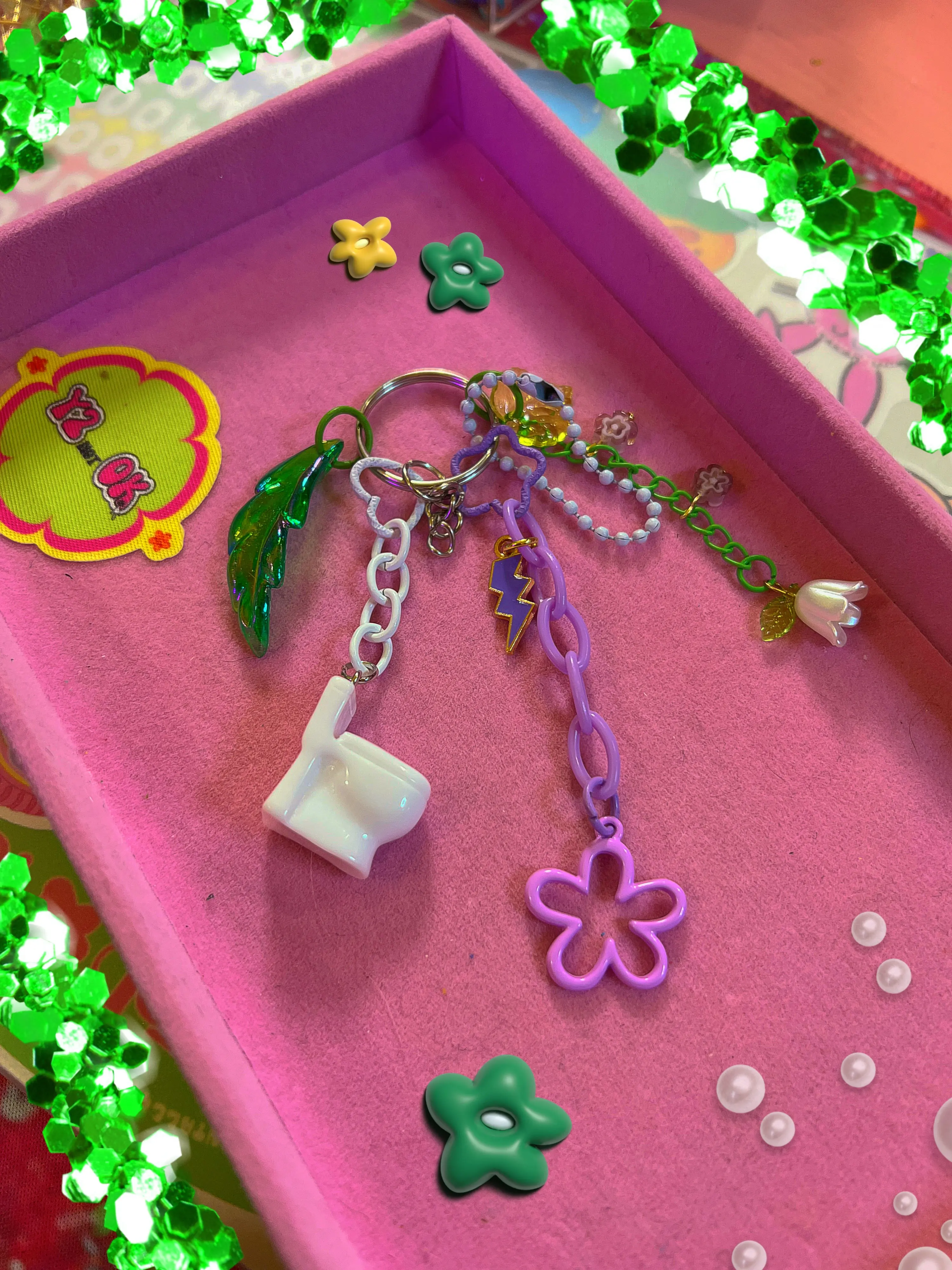 BYO Bag Charm Keychain – Customize in Chat!!