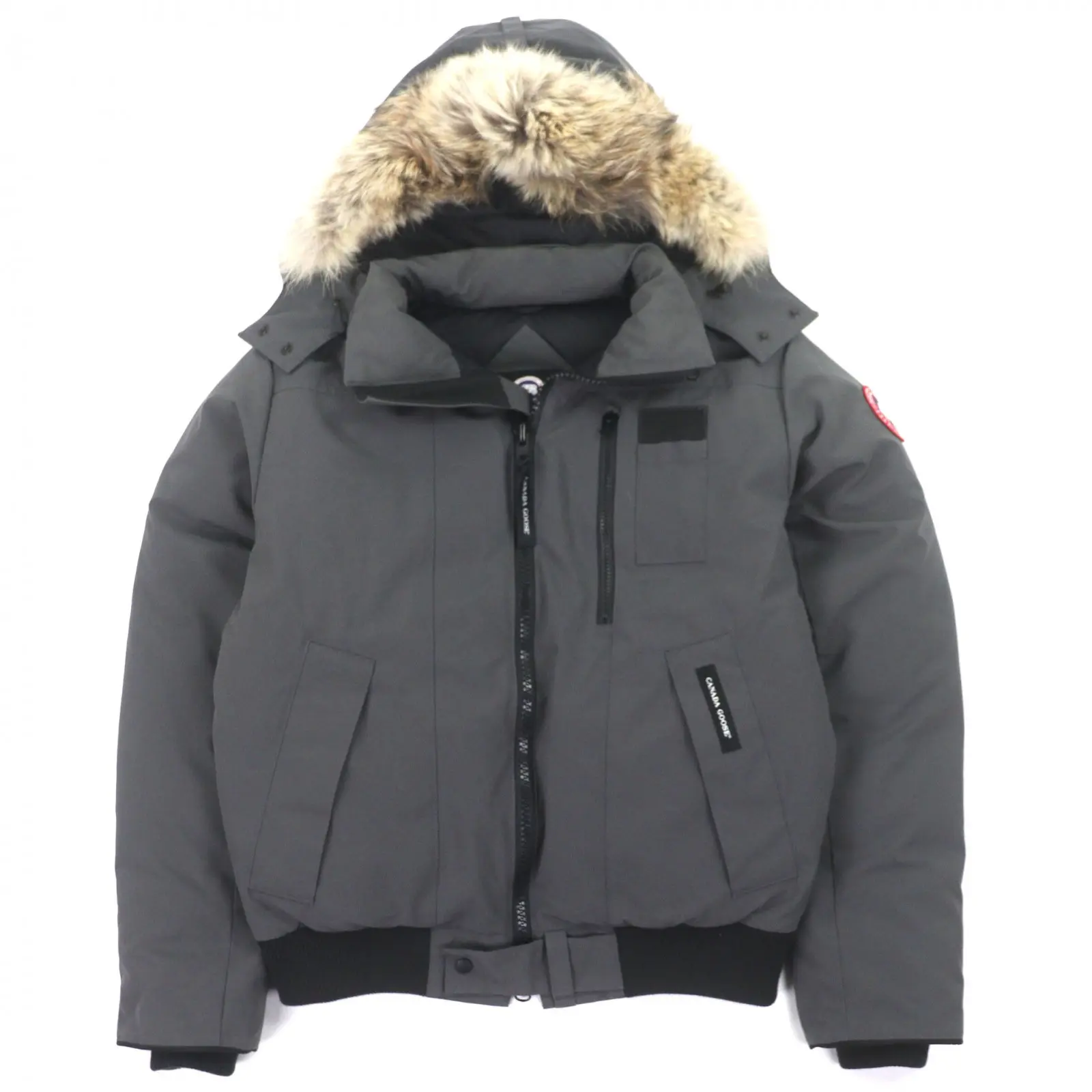 Pre-owned Canada Goose Polyester Small Leather Goods Borden Bomber Down Jacket