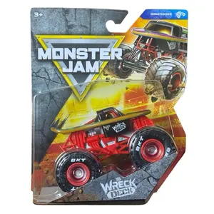 Monster Jam x Tech Deck Wreck Deck Monsterized Skateboard Monster Truck Die-Cast