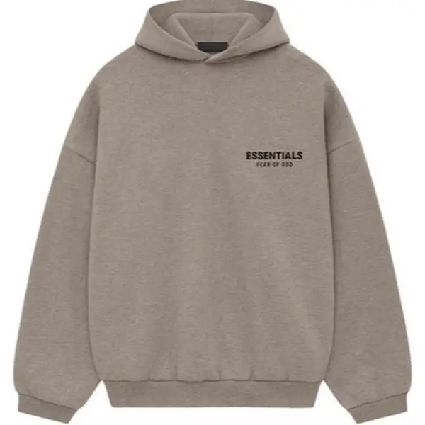 Fear of God Essentials Fleece Hoodie FW24 Heather Dark Grey Fear of God Essentials Fleece Hoodie FW24 Heather Dark Grey
