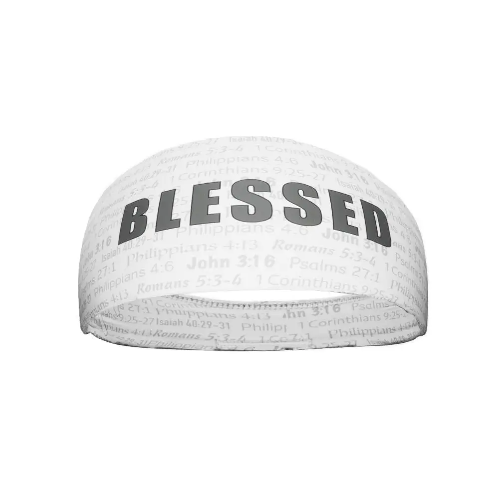 White BLESSED Headband White BLESSED Headband