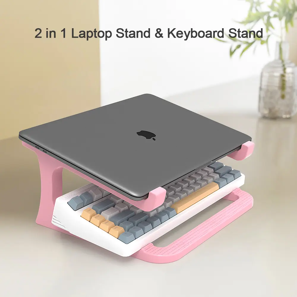 Multifunctional 3D Printed Keyboard Stand Laptop Stand, Dual Device ...