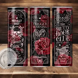 Naughty Smutty Book Club Sublimation Tumbler