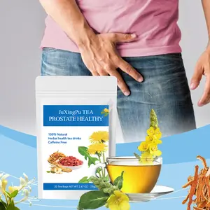 Men's Premium Prostate Care Tea: Natural Organic Herbs, Traditional Chinese Formula for Healthy Prostate Balance Beverages Day Drink rose tea bag natural ingredient
