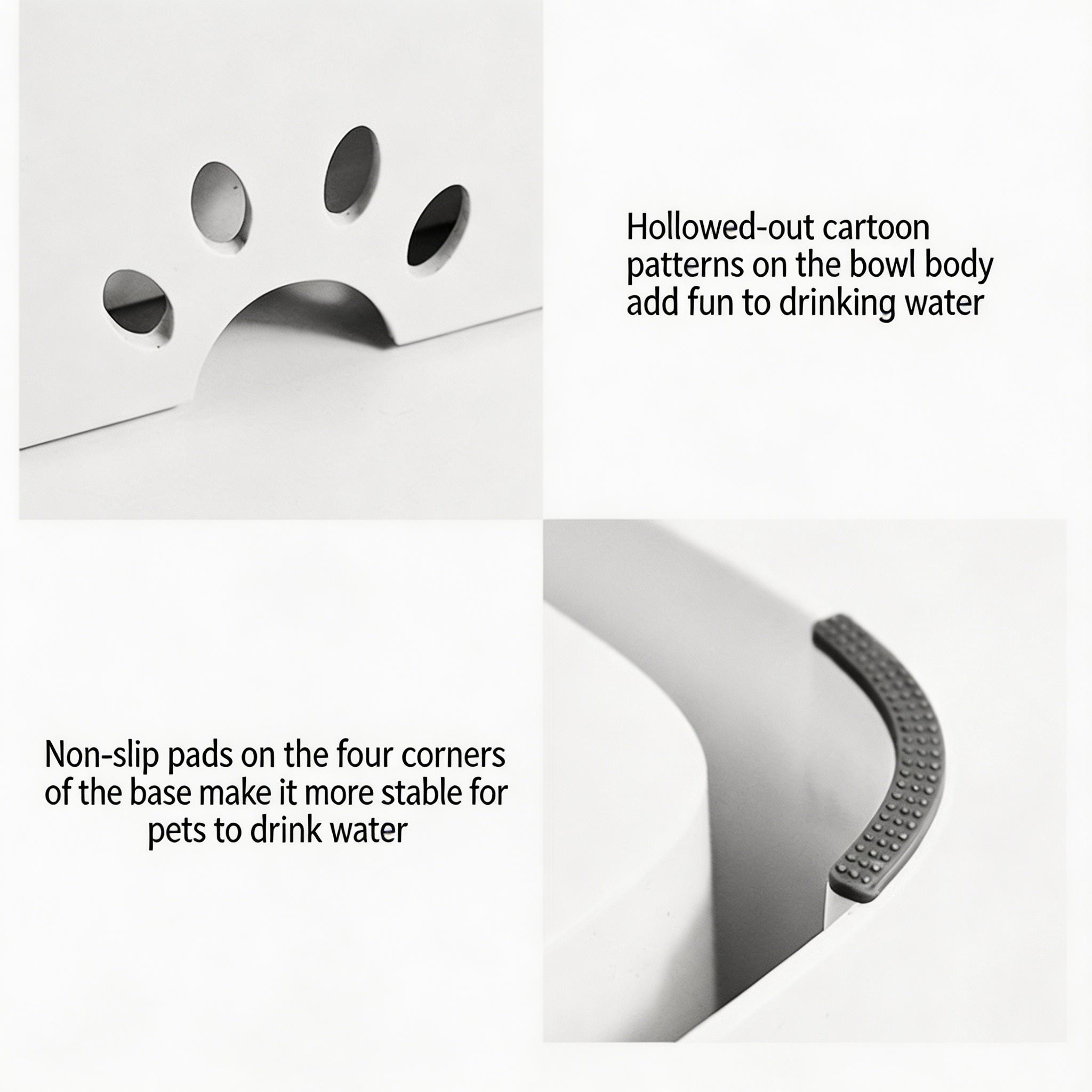 pet No Wet Chin Dog Water Bowl, Floating Anti-Spill Pet Water Dispenser, Dust Proof Slow Drinking Bowl, Anti-Tip BPA Free, Detachable Easy Clean for Cats Small Medium Large Dogs pet No Wet Chin Dog Water Bowl, Floating Anti-Spill Pet Water Dispenser, Dust Proof Slow Drinking Bowl, Anti-Tip BPA Free, Detachable Easy Clean for Cats Small Medium Large Dogs