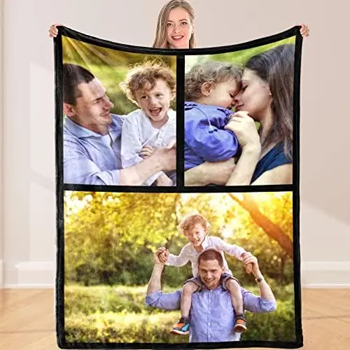 03-3 Photos Blanket Gift for Him