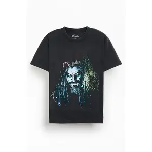PacSun Men's Rob Zombie 100% Hardcore T-Shirt - Multicolor