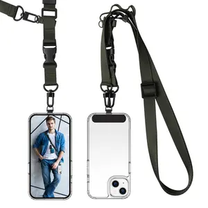 Adjustable Phone Lanyard Universal Crossbody Cell Phone Strap for iPhone Lanyard Shoulder Strap with Phone Tether Pad