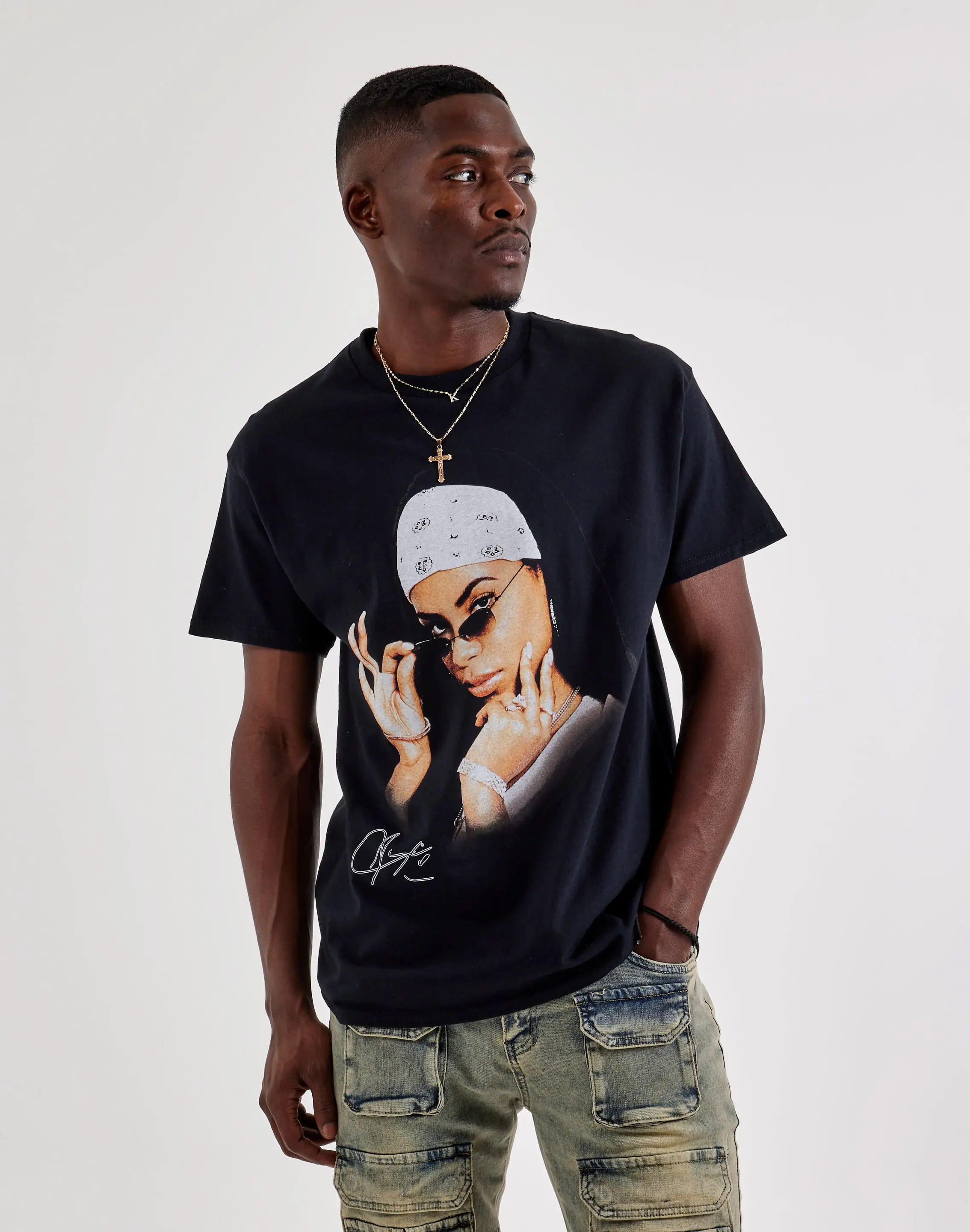 Mens Merch Traffic Aaliyah Photo Tee Mens Merch Traffic Aaliyah Photo Tee
