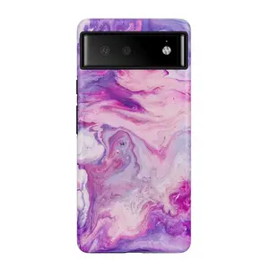 Tie Dying Over You | Purple Marble Google Pixel Case