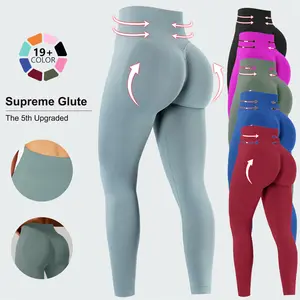High Waist Glute Seamless Leggings for Women Scrunch Butt Lifting Mid Low Waist Tummy Control Yoga Pants with High Stretch Fabric & Subtle Glute Contour SpringStatements