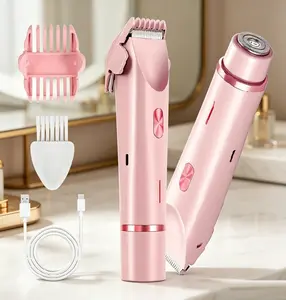 Bikini Trimmer Electric Razors for Women, Skin Friendly Daily Grooming Tool,Skin Friendly Daily Grooming Tool, USB Fast Charging Cordless Shaver, Easy To Rinse Portable Clipper for Multiple Body Areas and Daily Personal Care.giftsetswomen