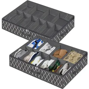 Underbed Storage Containers - Versatile Design for Home or Office Use