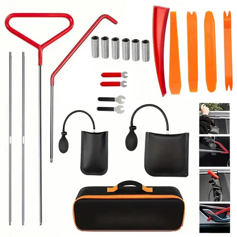 Portable Emergency Car Repair Tool Kit with Carrying Bag for Cars & Trucks, Professional Automotive Repair Tools