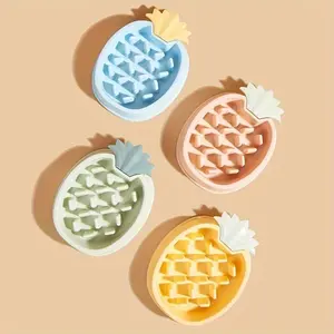 1pc Pet Slow Feeding Basin Pet Puzzle Food Feeder, Pineapple Shaped Slow Feeder Pet Bowl Anti-choking Dog Food and Water Bowl