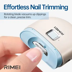 Electric Nail Clipper, 2-Speed Automatic Nail Clipper with Nail Clipper Storage and LCD Light, USB-C Rechargeable Electric Nail Trimmer for Adults, Elderly,Babies and Kids