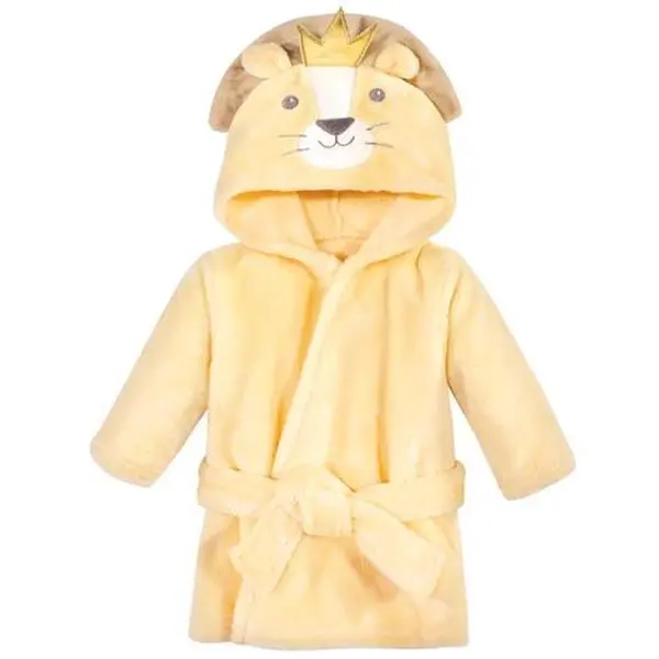Personalized Plush Baby Bathrobe -King Lion