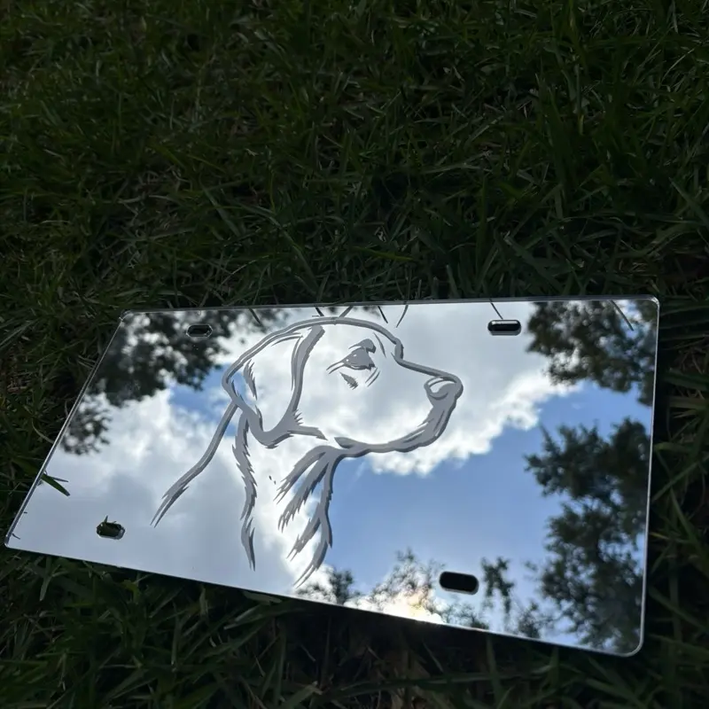 Lab front license plate 12x6
