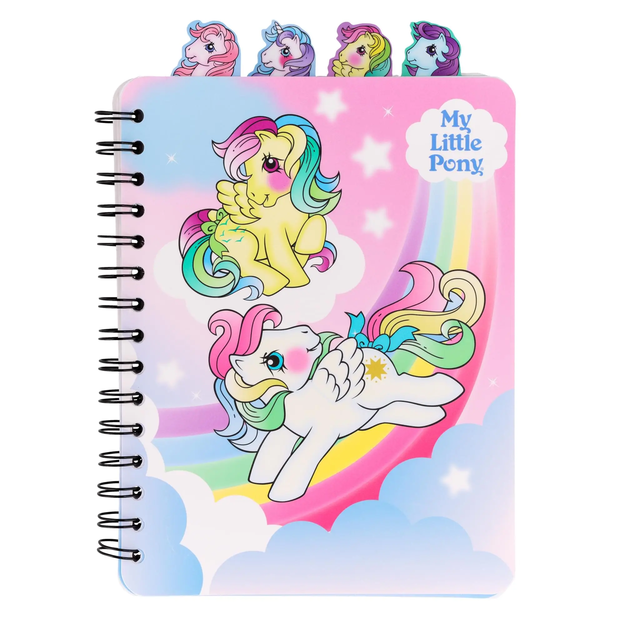 My Little Pony 4-Tab Spiral Notebook With 160 Dotted Sheets | 6 x 9 Inches, Spiral Notebooks, Dotted Pages Notebooks