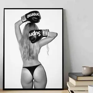 Supreme Poster Print - Black & White Designer Print Luxury Poster