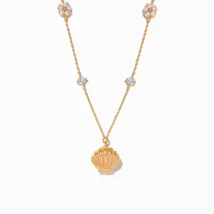 Hidden Pearl Shell Necklace