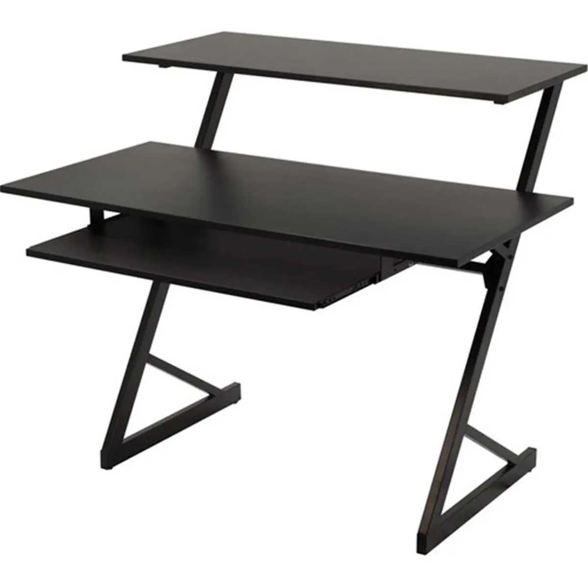 212 MAIN Heavy Duty Z-Shape Studio Workstation, Black Commercial Office Furniture