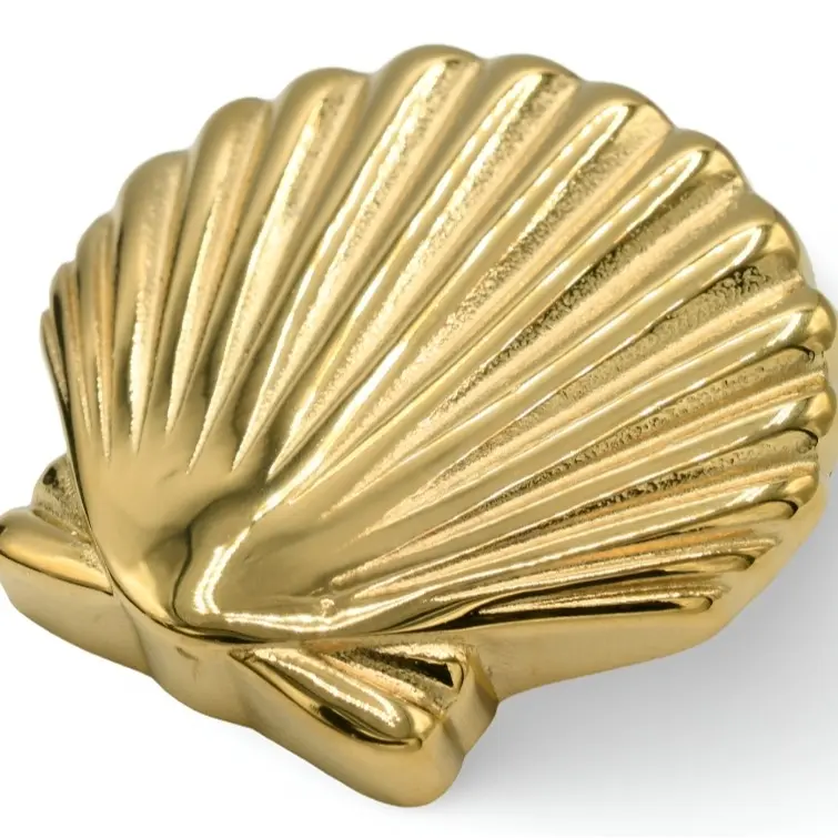 Sea Shell Pin - Gold Finish, Shell Design, Simple and Elegant Style