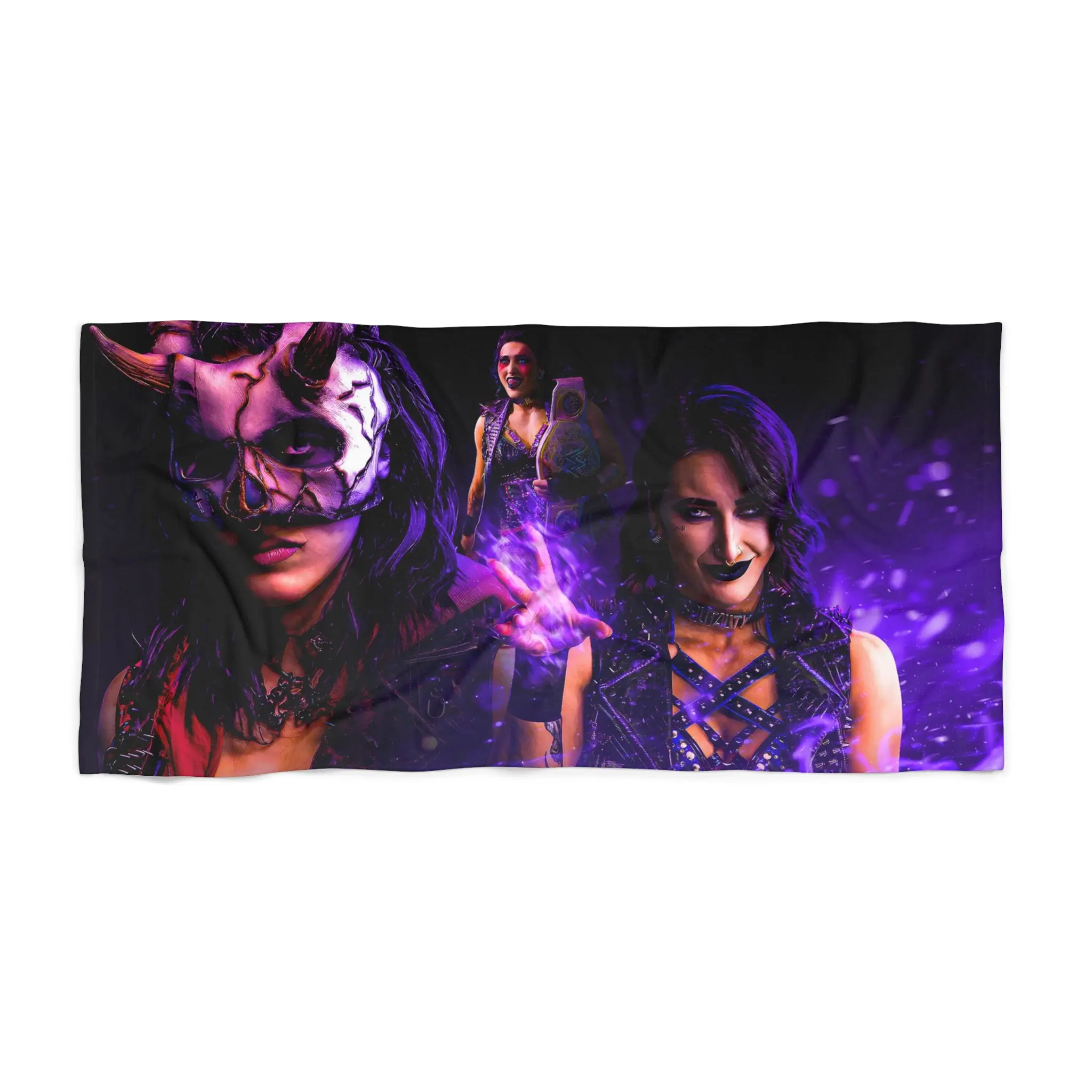 WWE Rhea Riley Beach Towel, Wrestling Fan Collector Gift, Summer Poolside Essential, Unique Bathroom Decor, Large Bath Towel