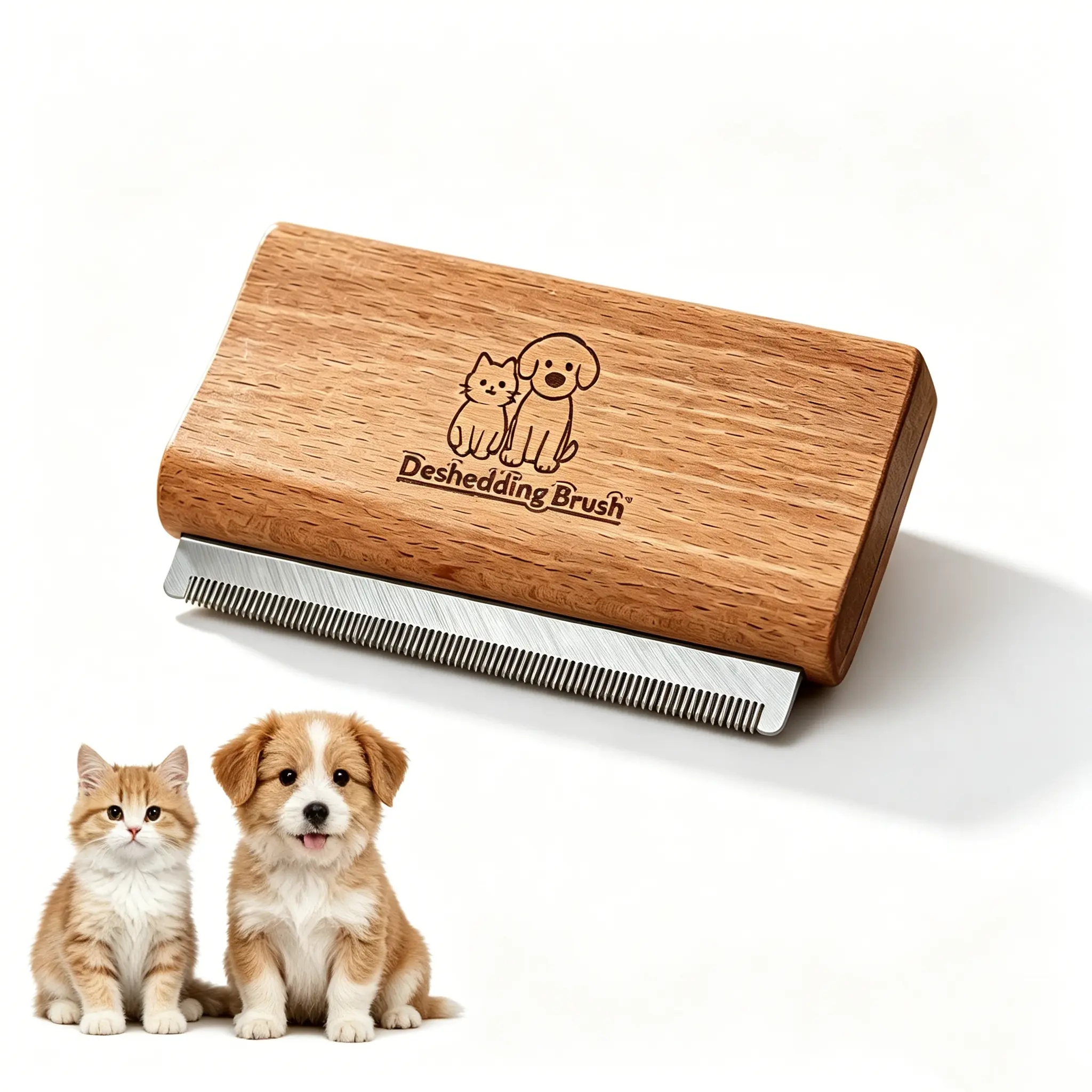 Dog Brush for Shedding & Grooming, DesheddingTool for Short & Long Haired Dogs, Dog Comb,