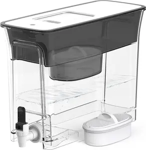 35-Cup Slim Water Filter Dispenser – Large Capacity, Space-Saving Design, Easy Pouring, Dishwasher Safe